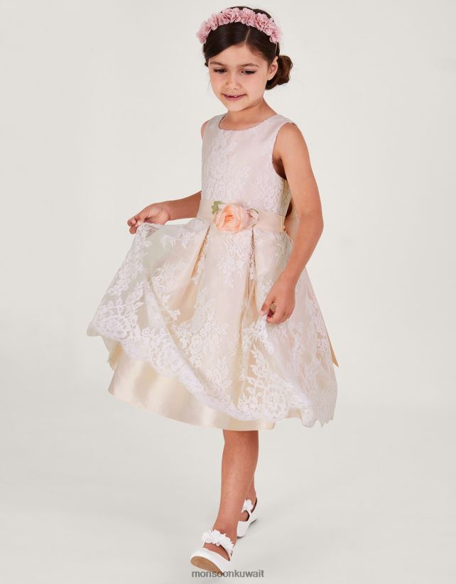 فستان دانتيل لولا ملابس لون القرنفل Monsoon بنت N4BV8X2046 - Monsoon kuwait avenues