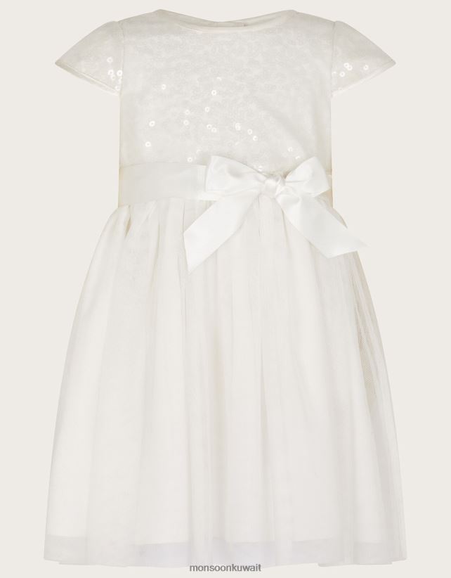 فستان ترتر تروث للأطفال ملابس عاج Monsoon بنت N4BV8X2090 - Monsoon online customer service