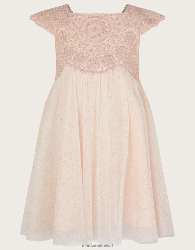 Monsoon UAE - فستان بيبي استيلا ملابس لون القرنفل Monsoon بنت N4BV8X2108