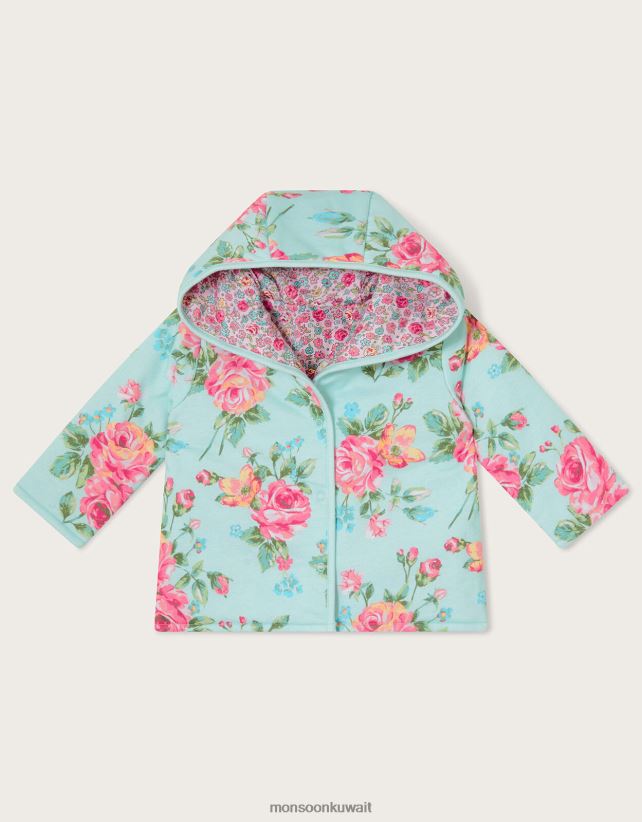 سترة بغطاء رأس قابلة للعكس لحديثي الولادة ملابس لون القرنفل Monsoon بنت N4BV8X2179 - Monsoon children