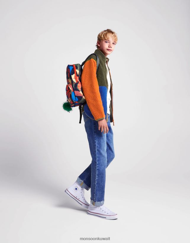 سحب على الجينز ملابس أزرق Monsoon أطفال N4BV8X2211 - Monsoon children