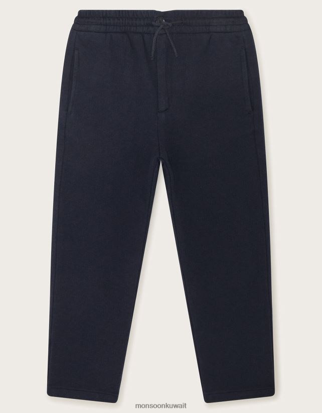 Monsoon Kuwait - بنطال جيرسي سهل الارتداء ملابس الأزرق الداكن) Monsoon ولد N4BV8X2232