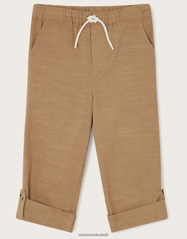 Monsoon accessorize - سلوب نشمر السراويل ملابس حجر طبيعي) Monsoon ولد N4BV8X2266