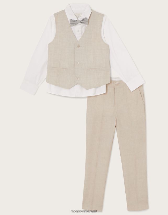 Monsoon accessorize - بدلة من أربع قطع مع ربطة عنق ملابس حجر طبيعي) Monsoon ولد N4BV8X2272