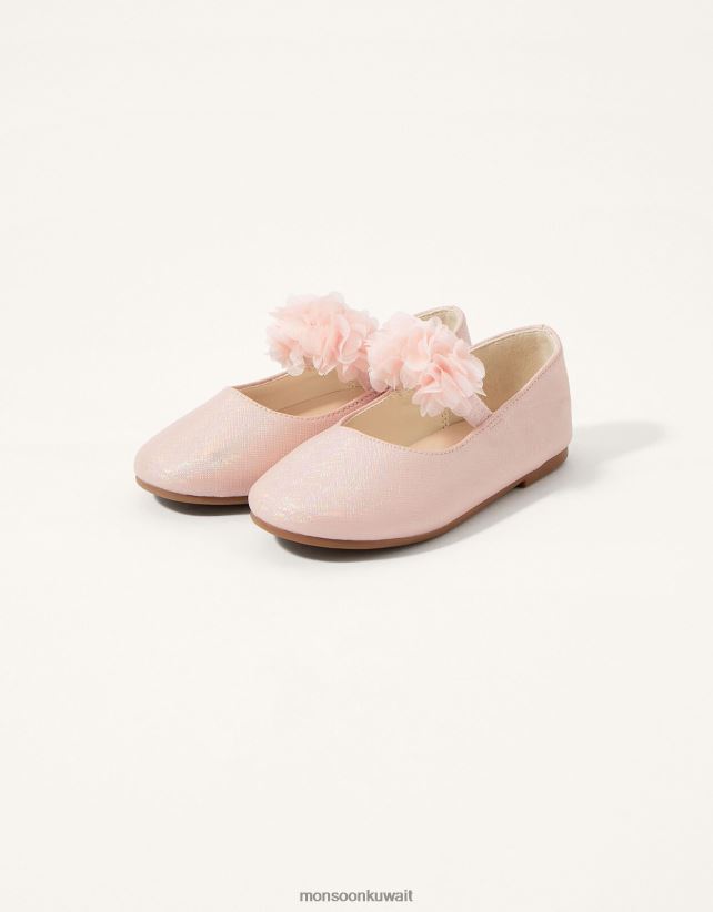 Monsoon Kuwait - حذاء كورسيج ووكر باللون الوردي أحذية لون القرنفل Monsoon أطفال N4BV8X2362