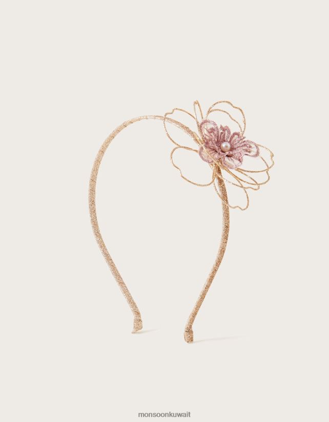 Monsoon Kuwait - الدانتيل سلك زهرة عقال ملحق موضة Monsoon بنت N4BV8X2424