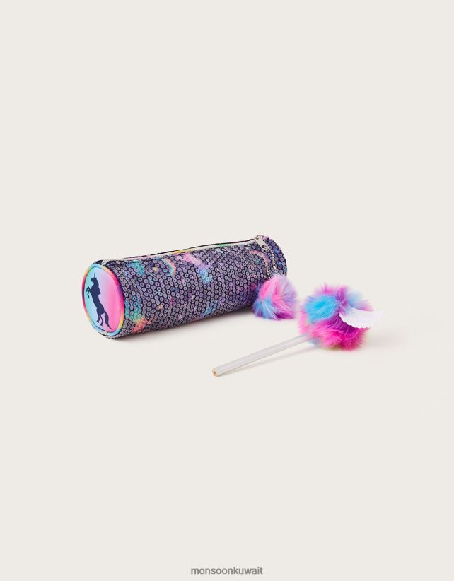 Monsoon Kuwait - مقلمة يونيكورن ومجموعة أقلام رصاص ملحق حار Monsoon أطفال N4BV8X2463