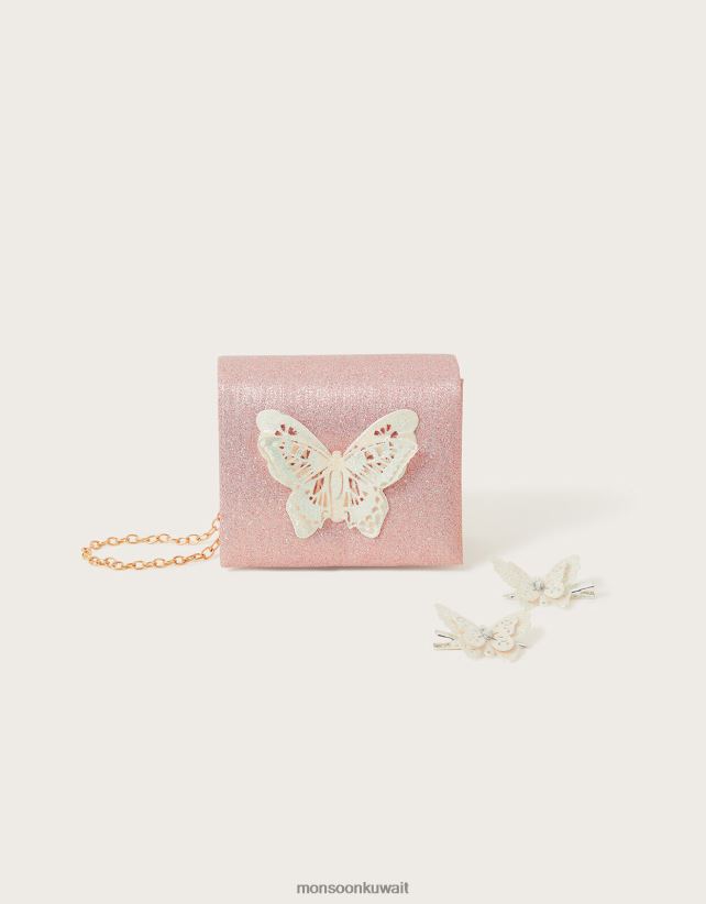 مجموعة حقيبة رفرفة ومشبك شعر من آني ملحق موضة Monsoon بنت N4BV8X2543 - Monsoon kuwait online shopping