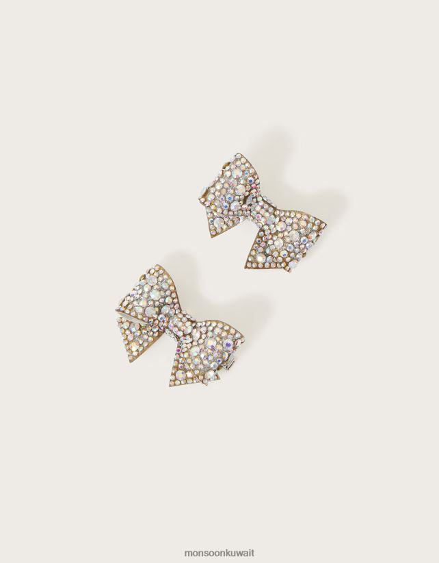 مجموعة من مشابك الشعر ذات القوس المتلألئ ملحق حار Monsoon بنت N4BV8X2549 - Monsoon online customer service