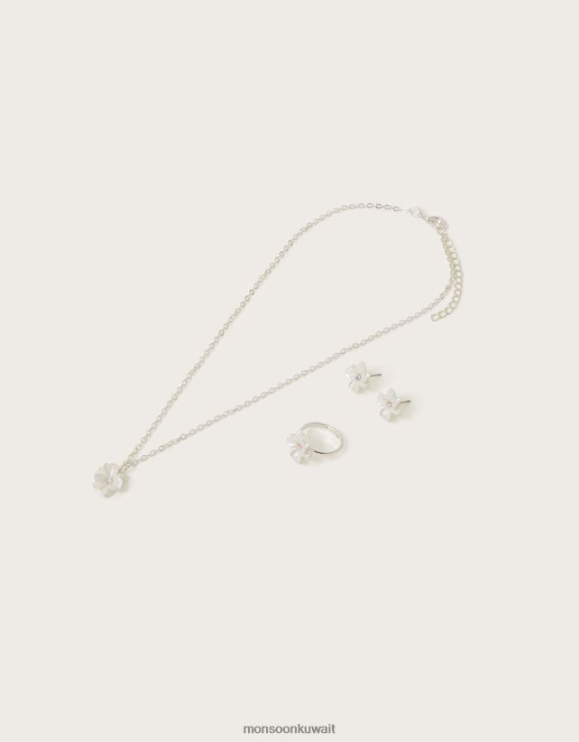 Monsoon accessorize - مجموعة مجوهرات زهرية جميلة ملحق أنيق Monsoon بنت N4BV8X2550