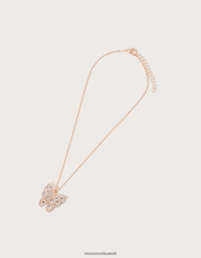 قلادة فراشة فائقة اللمعان ملحق رشيقة Monsoon بنت N4BV8X2558 - Monsoon children