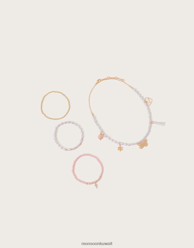 Monsoon معنى - مجموعة مجوهرات بوهيمية جميلة ملحق موضة Monsoon بنت N4BV8X2578