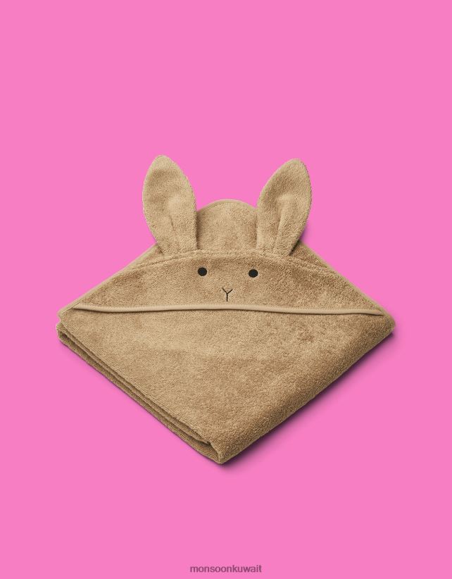 Monsoon معنى - منشفة بغطاء للرأس على شكل أرنب من ليووود أوغستا ملحق الجمل (الشوفان) Monsoon أطفال N4BV8X2637