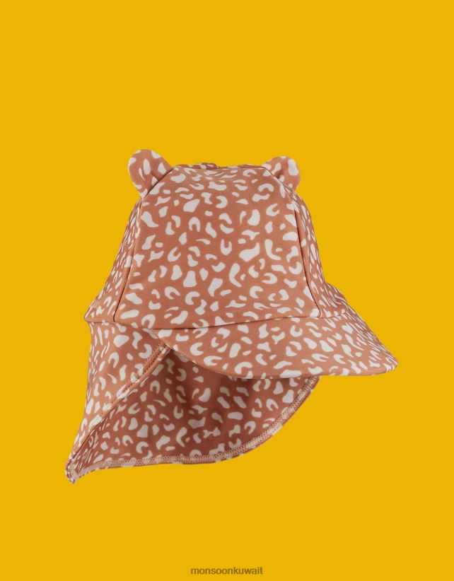 قبعة شمس ليوبارد سينيا ميني ليوبارد ملحق الوردي (الوردي الوردي) Monsoon أطفال N4BV8X2677 - Monsoon kuwait online shopping