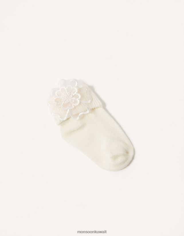 جوارب زهرة الطفل ملحق لون القرنفل Monsoon بنت N4BV8X2684 - Monsoon children