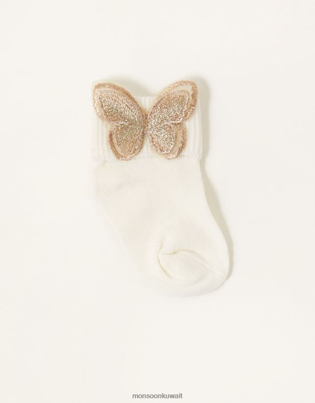 Monsoon معنى - جوارب فراشة للأطفال ملحق ذهب Monsoon بنت N4BV8X2729