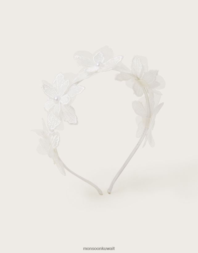 Monsoon محل - عقال وصيفة الشرف لاسي ملحق موضة Monsoon بنت N4BV8X2746