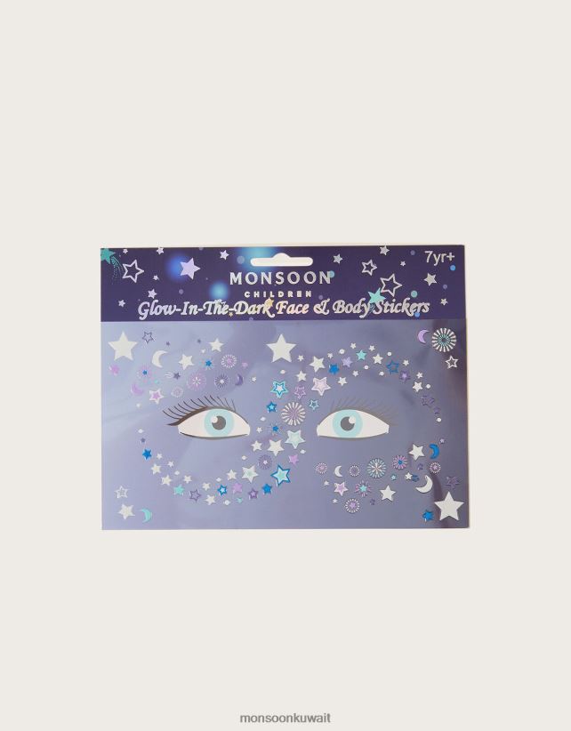 Monsoon Kuwait - ملصقات تتوهج في الظلام للوجه والجسم ملحق أنيق Monsoon أطفال N4BV8X2824