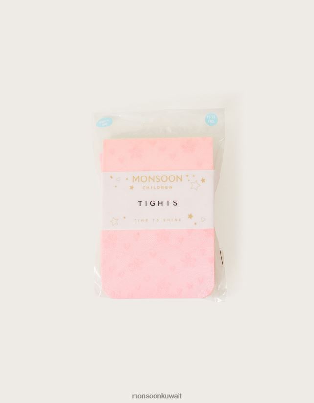 Monsoon accessorize - الجوارب الدانتيل القلب الحب ملحق لون القرنفل Monsoon بنت N4BV8X2845