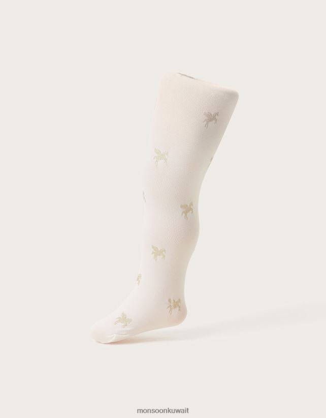 الجوارب الطفل بريق طباعة يونيكورن ملحق ذهب Monsoon بنت N4BV8X2859 - Monsoon kuwait avenues