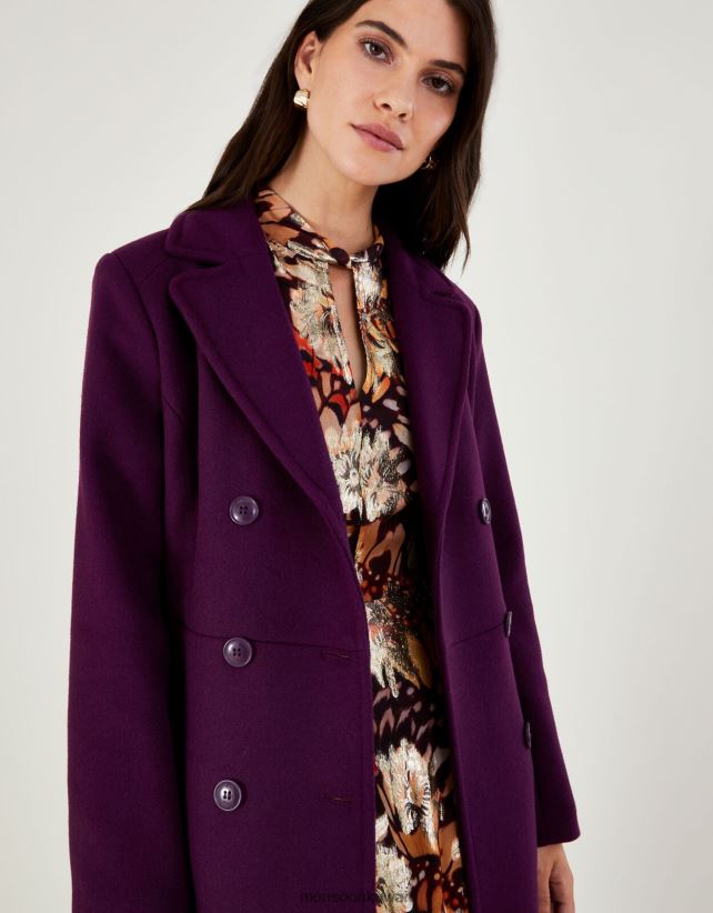 معطف دانييل بتنورة ملابس الأحمر (التوت) Monsoon نحيف N4BV8X835 - Monsoon kuwait online shopping