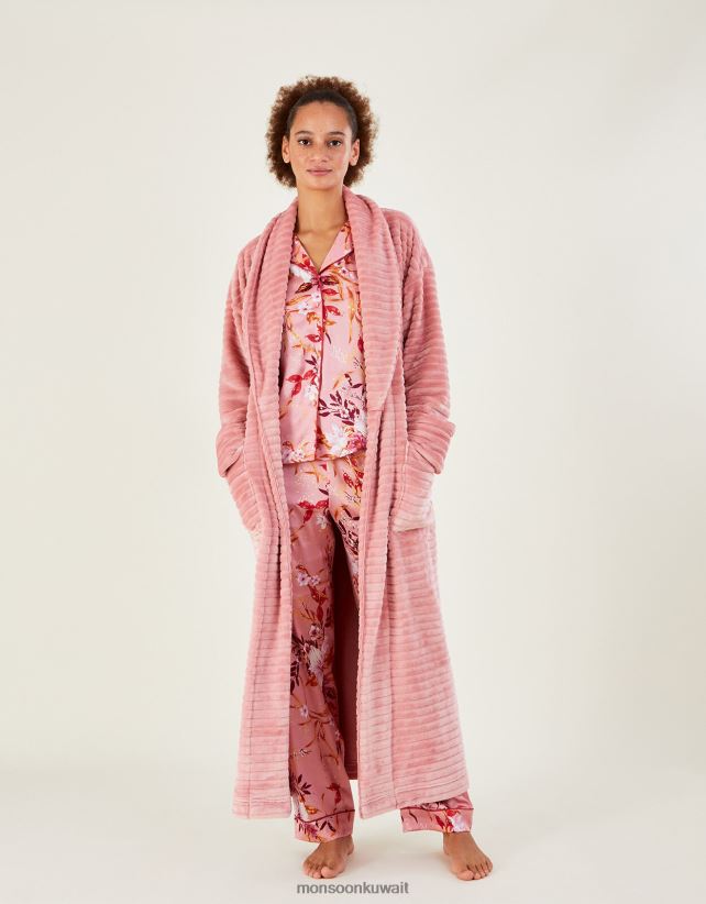 Monsoon معنى - شريط محكم خلع الملابس ملابس وردة زهرية) Monsoon نحيف N4BV8X950