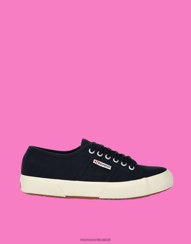 حذاء Superga 2750 النباتي الكلاسيكي أحذية الأزرق الداكن) Monsoon نحيف N4BV8X1559 - Monsoon kuwait online shopping