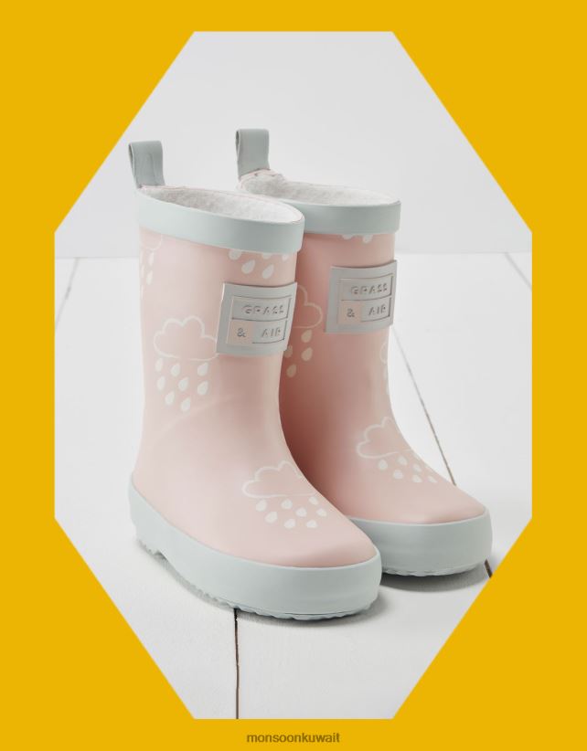 أغطية رأس تكشف عن ألوان العشب والهواء أحذية لون القرنفل Monsoon أطفال N4BV8X2316 - Monsoon kuwait avenues