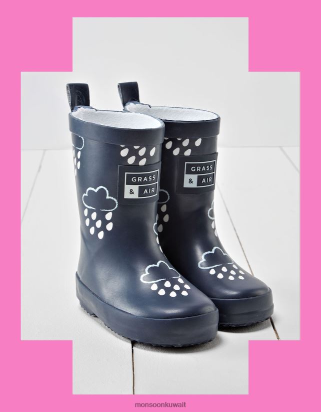 لون العشب والهواء الذي يكشف عن اللون الأزرق أحذية الأزرق الداكن) Monsoon أطفال N4BV8X2317 - Monsoon online customer service
